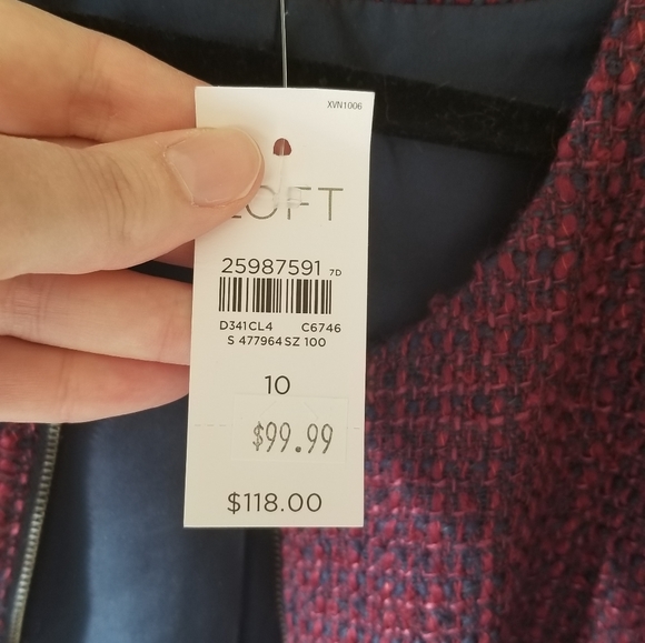 LOFT cropped wool blazer - Picture 2 of 3